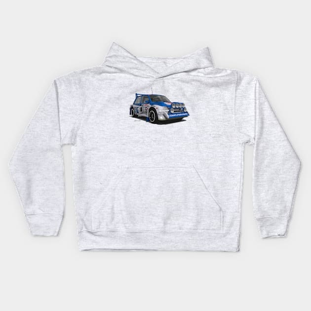 MG METRO 6R4 GROUP B Kids Hoodie by PjesusArt